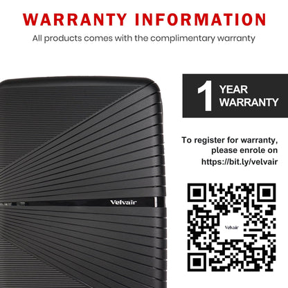 Premium 22” Hard Shell Luggage – Stylish Black Trolley Bag for Travel