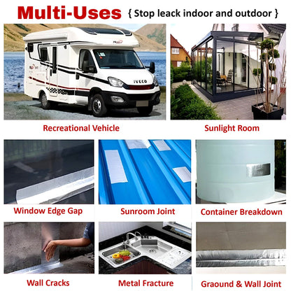 Waterproof Aluminium Rubber Tape 5M