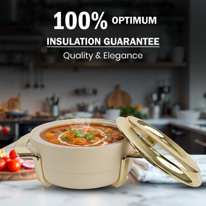 Insulated Casserole Set of 3 (1.8L + 2.3L + 3.5L) – Premium Hot Pot Set for Kitchen