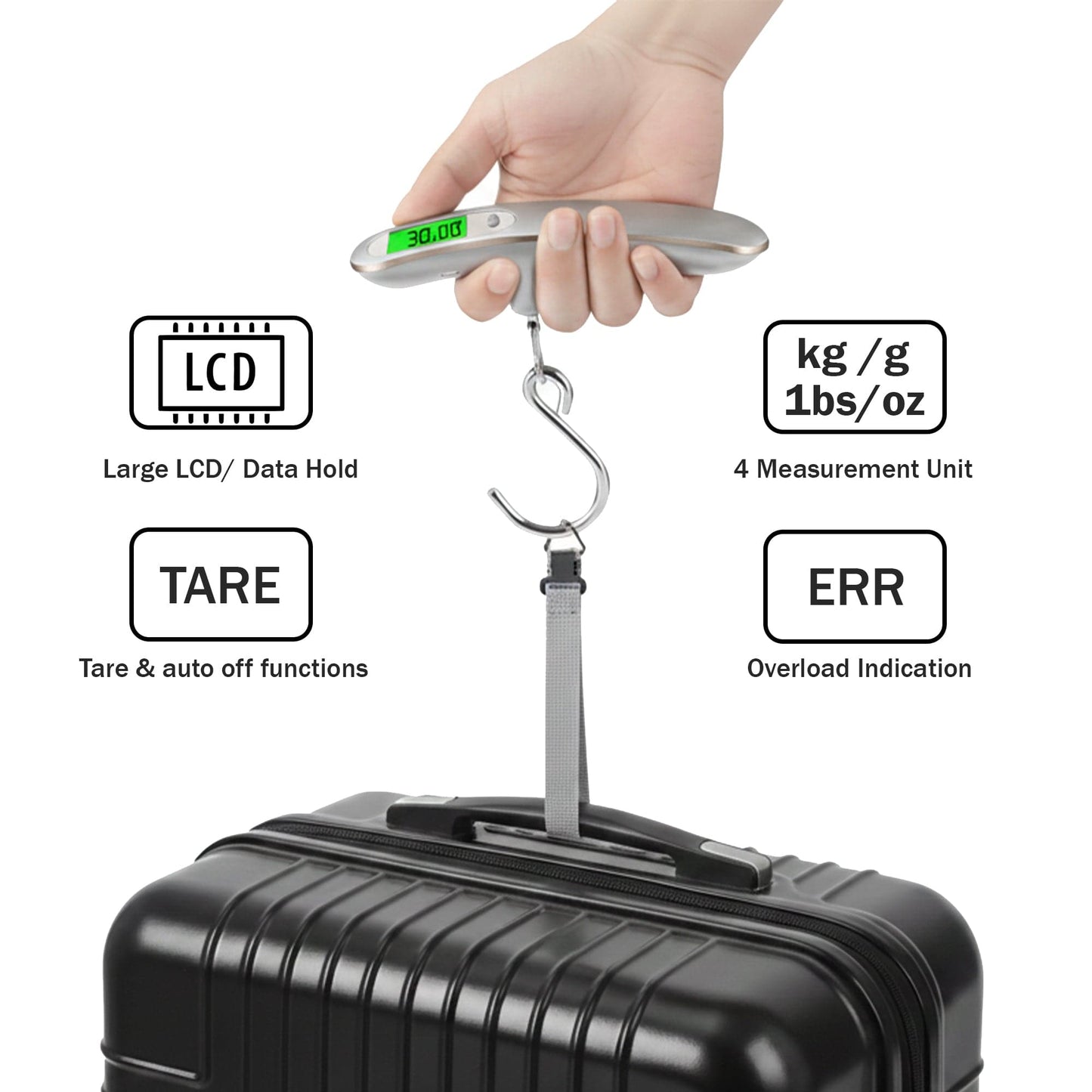 Velvair Digital Luggage Weighing Scale