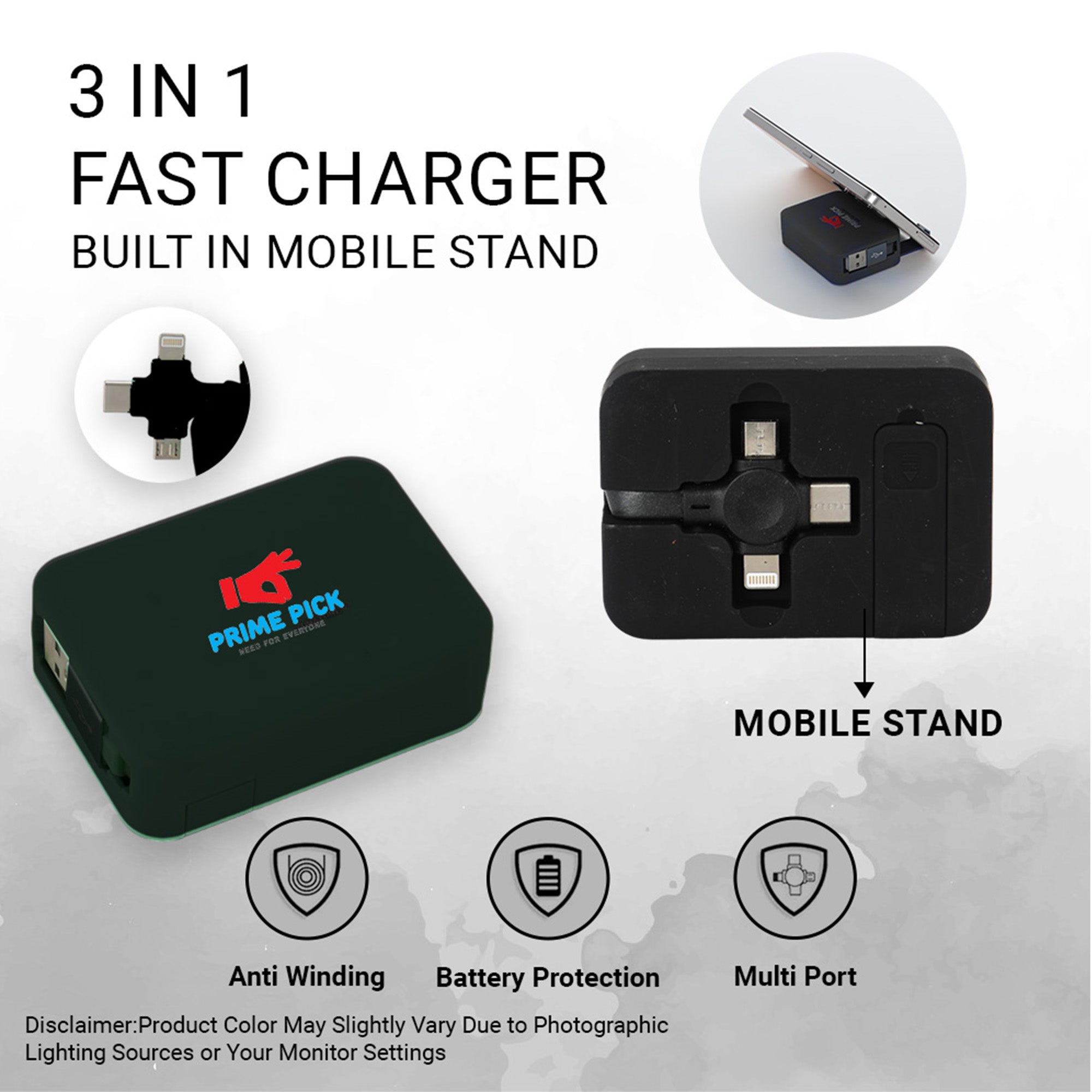 3 In 1 Charging cable - Prime Pick