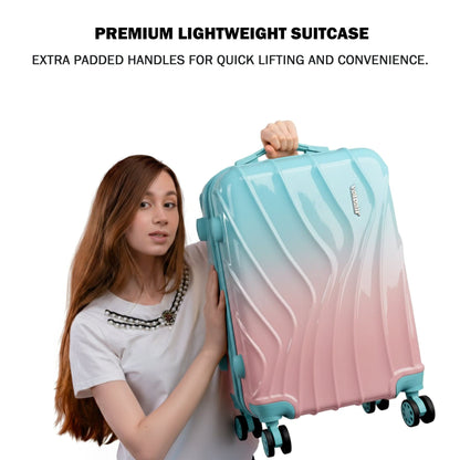 Premium 20” Hard Shell Luggage – Elegant Gold Trolley Bag