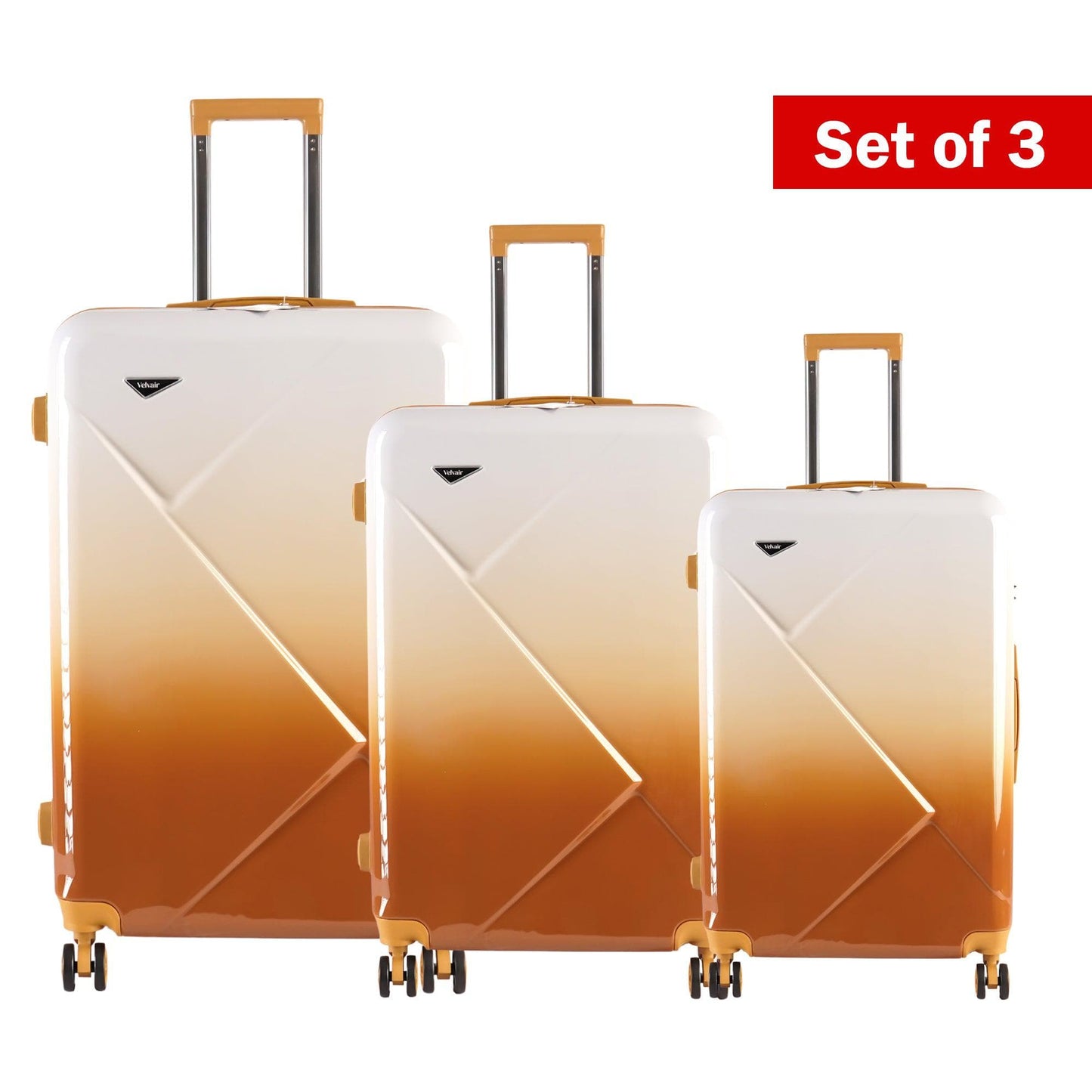 Velvair Luggage — Travel Made Stylish & Effortless  3-Piece Set: 20″ + 24″ + 28″