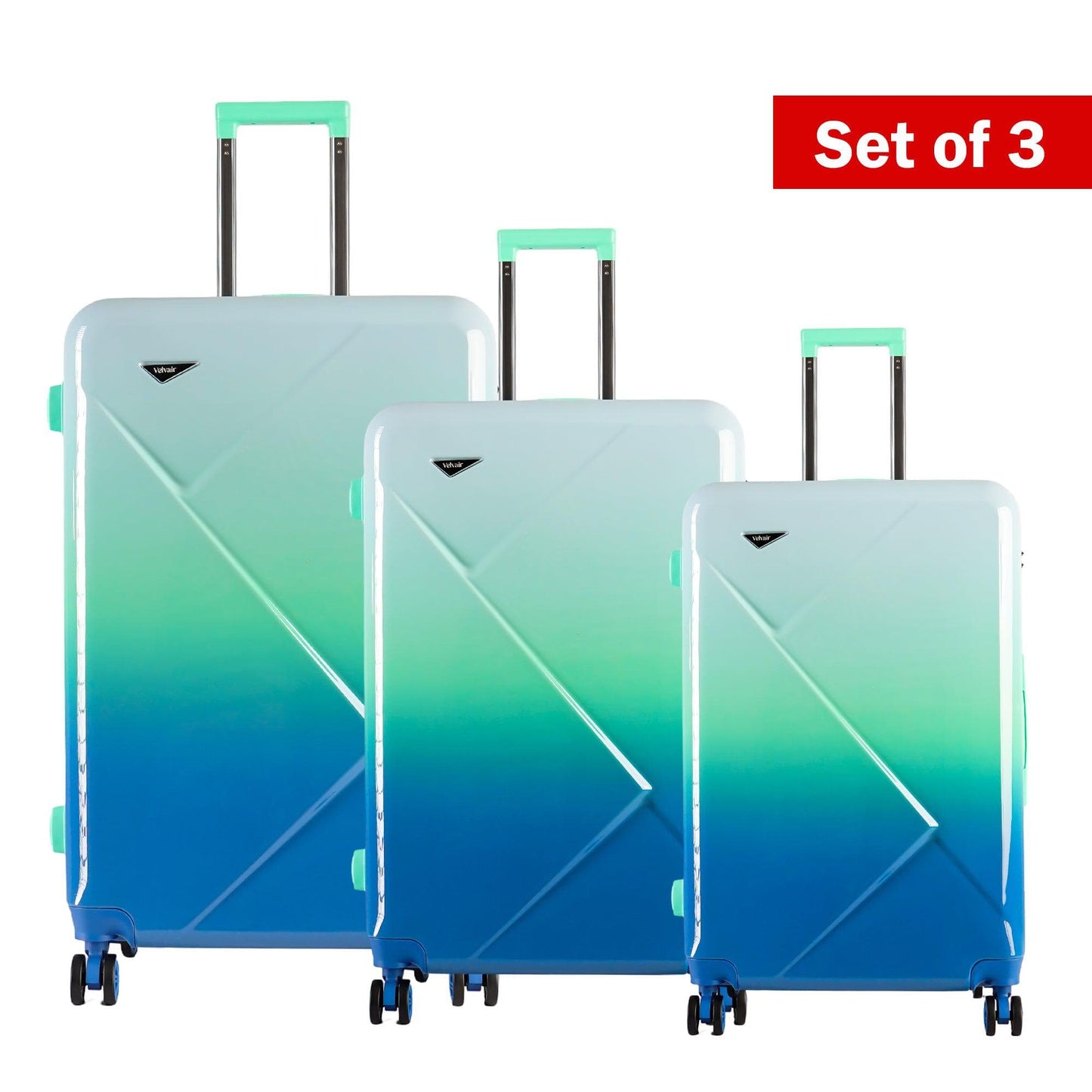 Velvair Luggage — Travel Made Stylish & Effortless  3-Piece Set: 20″ + 24″ + 28″