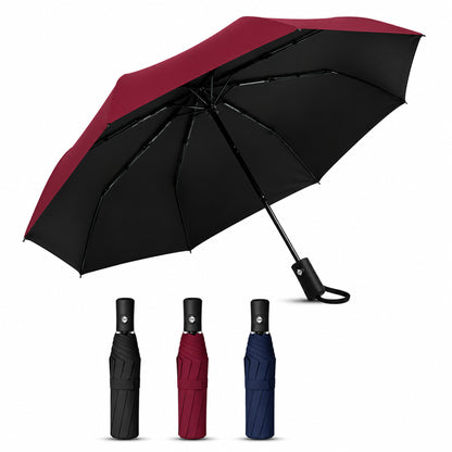 PrimePick 3-Fold Compact Travel Umbrella