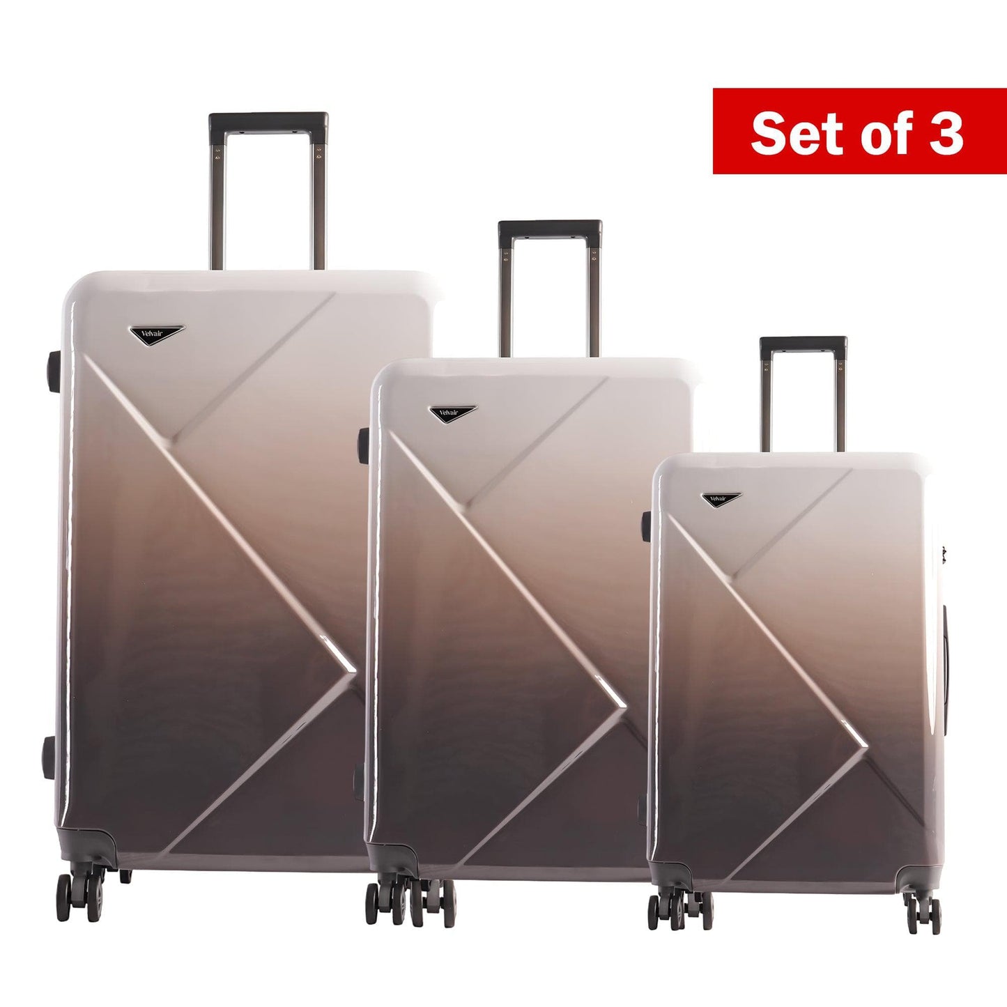 Velvair Luggage — Travel Made Stylish & Effortless  3-Piece Set: 20″ + 24″ + 28″