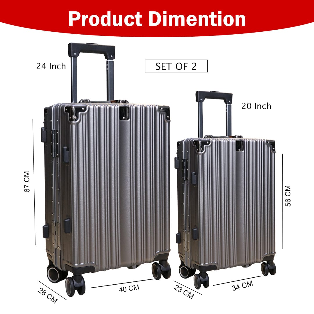 Velvair Premium Hard Shell Luggage Set – 20" & 24"