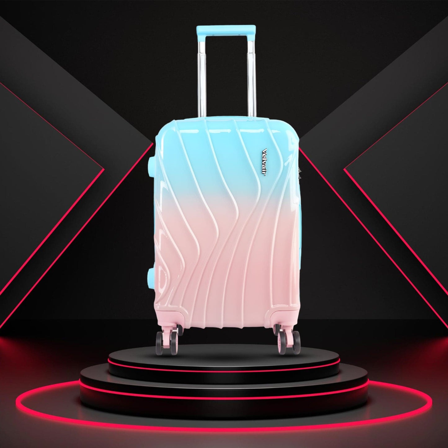 Premium 20” Hard Shell Luggage – Elegant Gold Trolley Bag