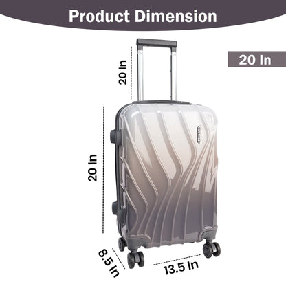 Premium 20” Hard Shell Luggage – Elegant Gold Trolley Bag