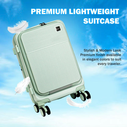 Velvair Luggage: Travel Made Stylish and Effortless 20" BLACK