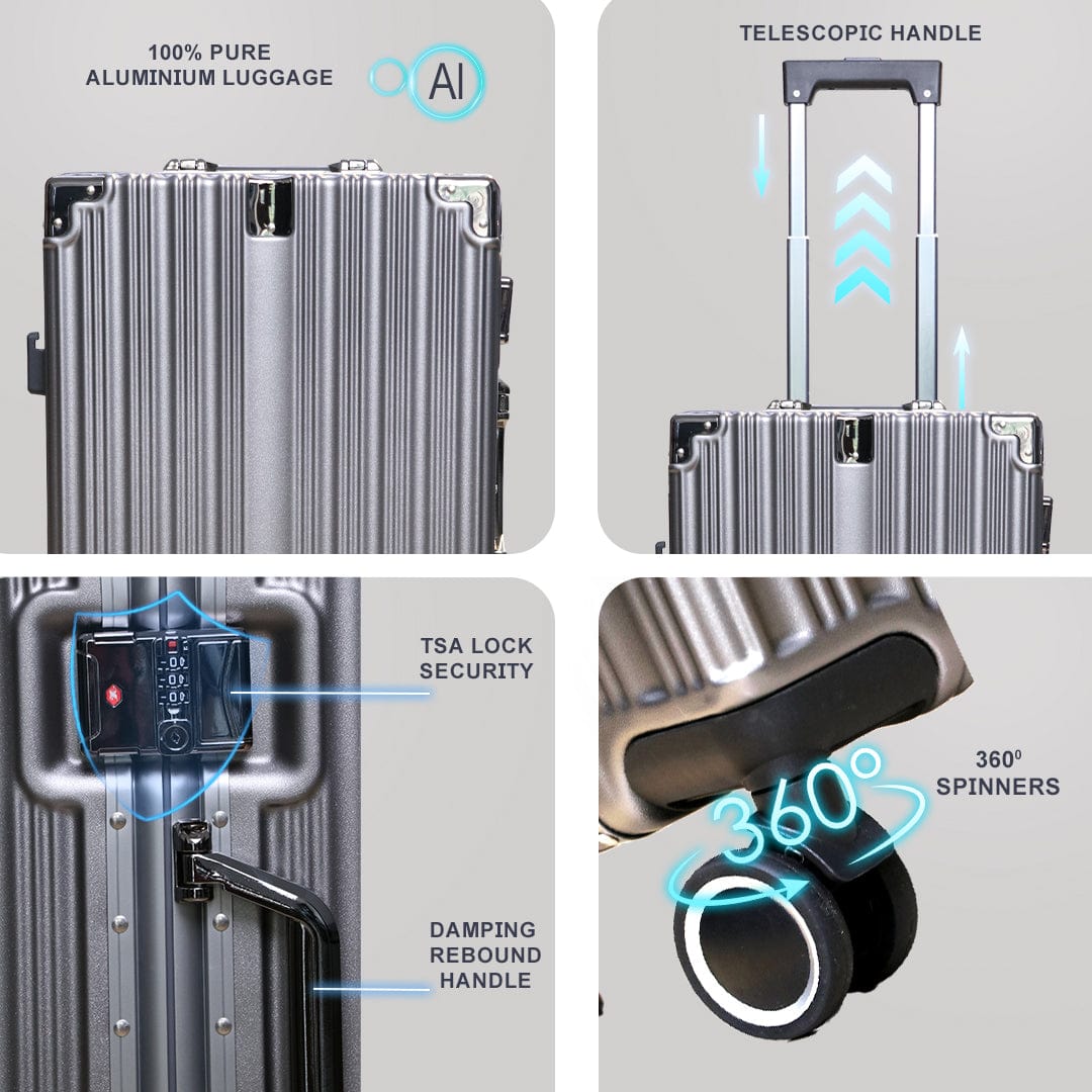 Velvair Premium Hard Shell Luggage Set – 20" & 24"