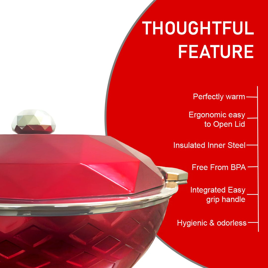 Prime Pick Elegant Diamond Casserole 5L
