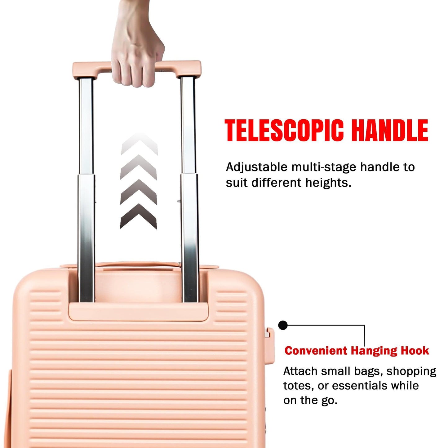 Velvair Luggage: Travel Made Stylish and Effortless 20" BLACK