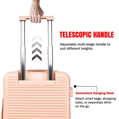 Velvair Luggage: Travel Made Stylish and Effortless 20" BLACK