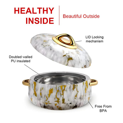 Prime Pick Premium Insulated Casserole Set of 3 (1L + 2L + 3.5L)