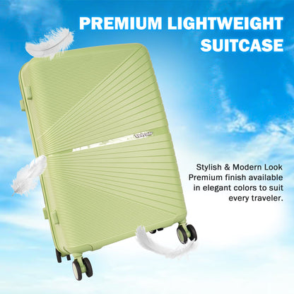 Premium 22” Hard Shell Luggage – Stylish Black Trolley Bag for Travel