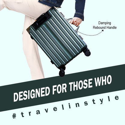 Velvair Luggage 20" Grey – Stylish & Durable Travel Companion