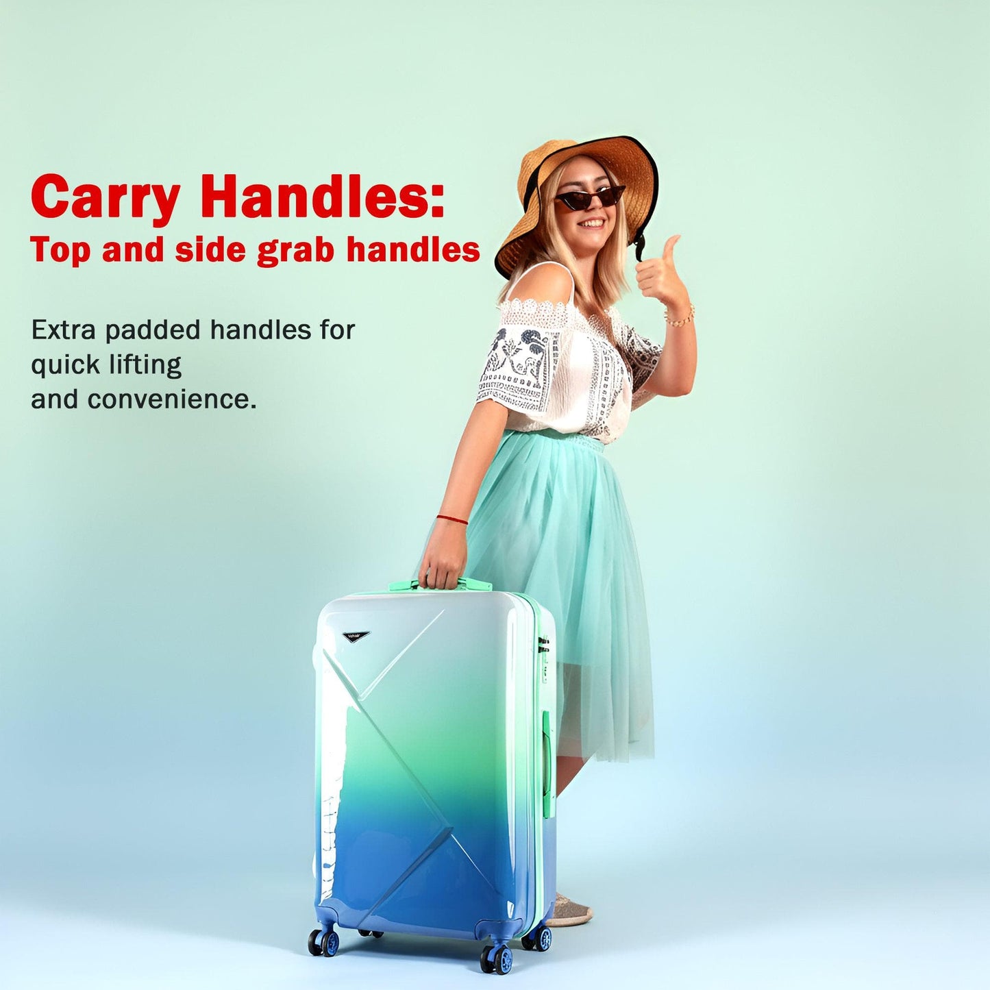 Velvair Luggage — Travel Made Stylish & Effortless  3-Piece Set: 20″ + 24″ + 28″