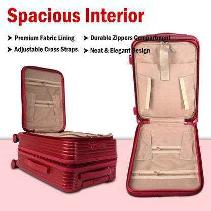 Velvair Luggage: Travel Made Stylish and Effortless 20" BLACK