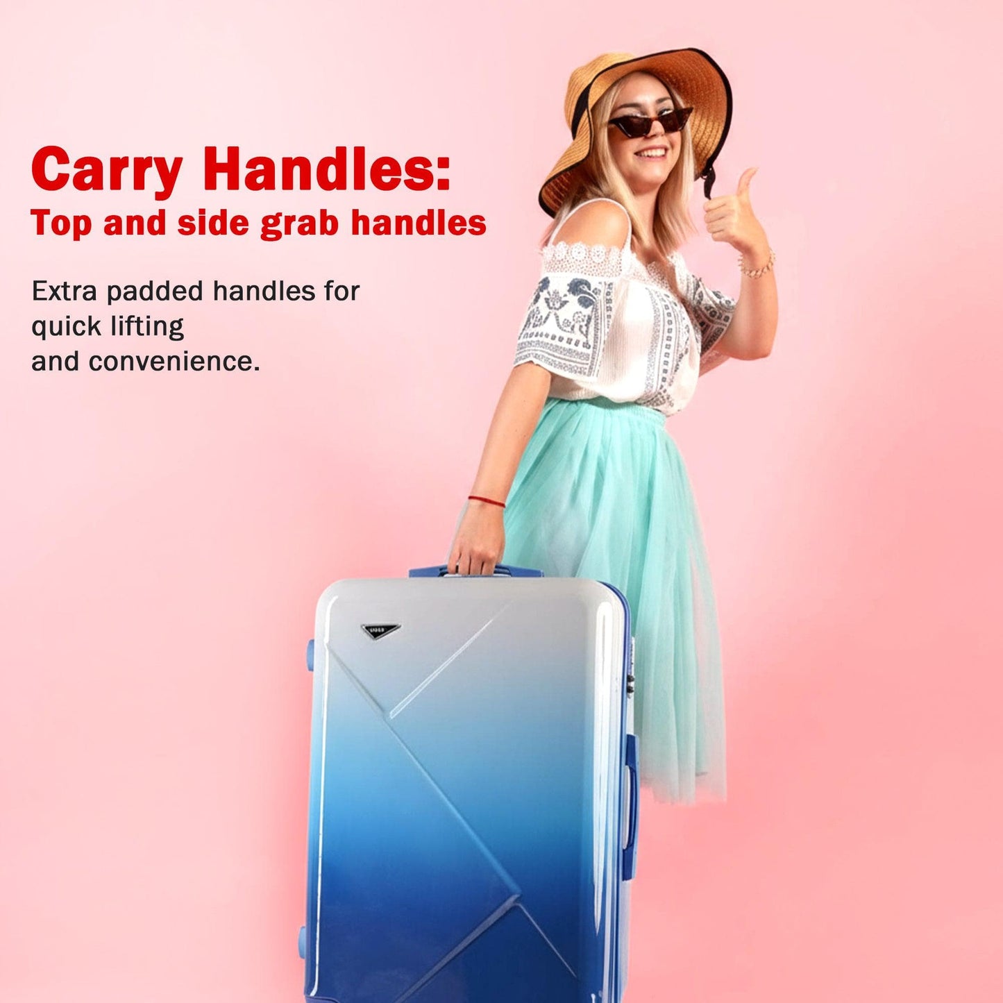 Velvair Luggage — Travel Made Stylish & Effortless  3-Piece Set: 20″ + 24″ + 28″