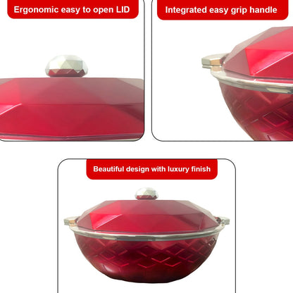Prime Pick Elegant Diamond Casserole 5L