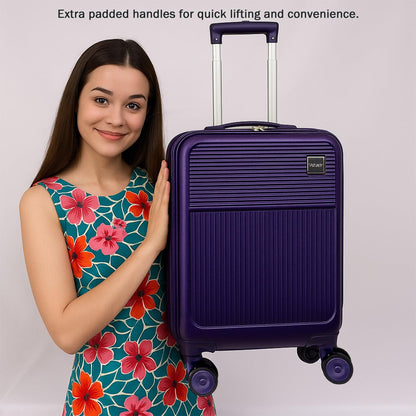 Velvair Luggage: Travel Made Stylish and Effortless 20" BLACK