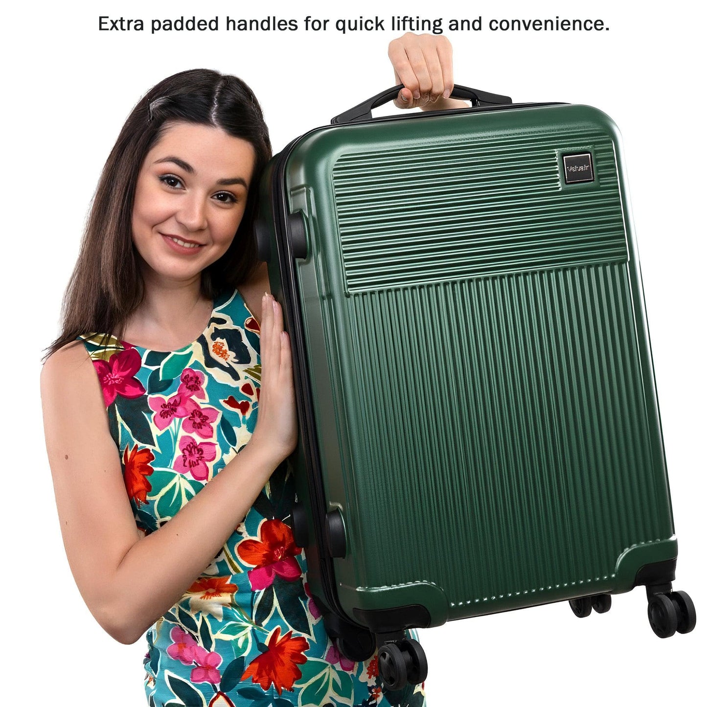 Velvair Luggage: Travel Made Stylish and Effortless 20" BLACK