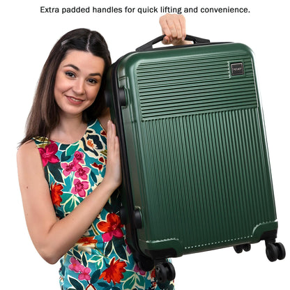 Velvair Luggage: Travel Made Stylish and Effortless 20" BLACK