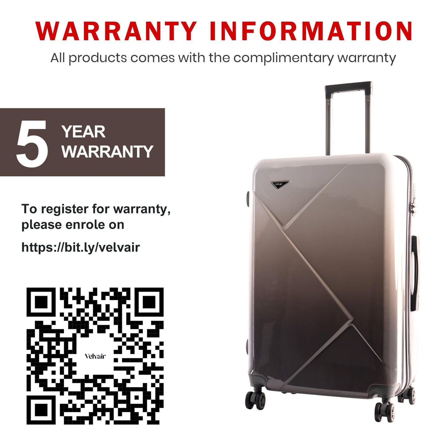 Velvair Luggage — Travel Made Stylish & Effortless  3-Piece Set: 20″ + 24″ + 28″