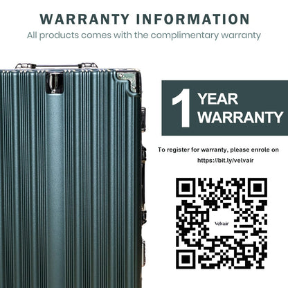 Velvair Premium Hard Shell Luggage Set – 20" & 24"