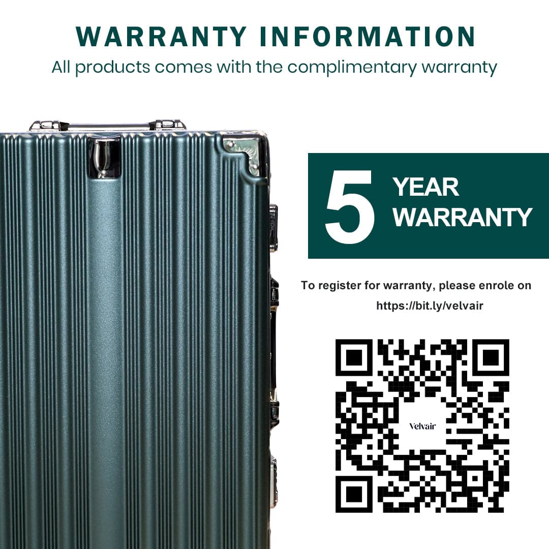 Velvair Luggage 20" Grey – Stylish & Durable Travel Companion