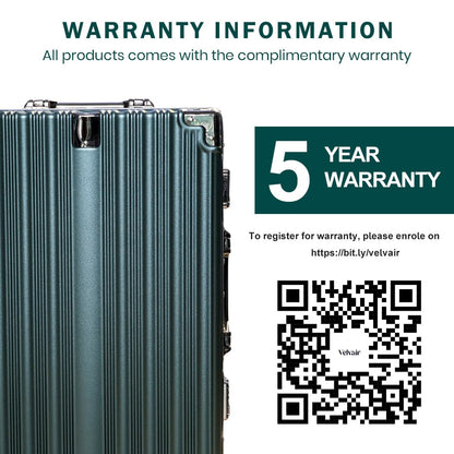 Velvair Luggage 20" Grey – Stylish & Durable Travel Companion