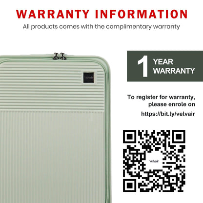 Velvair Luggage: Travel Made Stylish and Effortless 20" BLACK