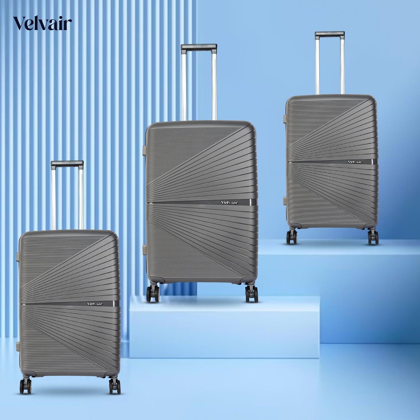 Velvair Luggage: Travel Made Stylish and Effortless 18"+22"+26" SET OF-3