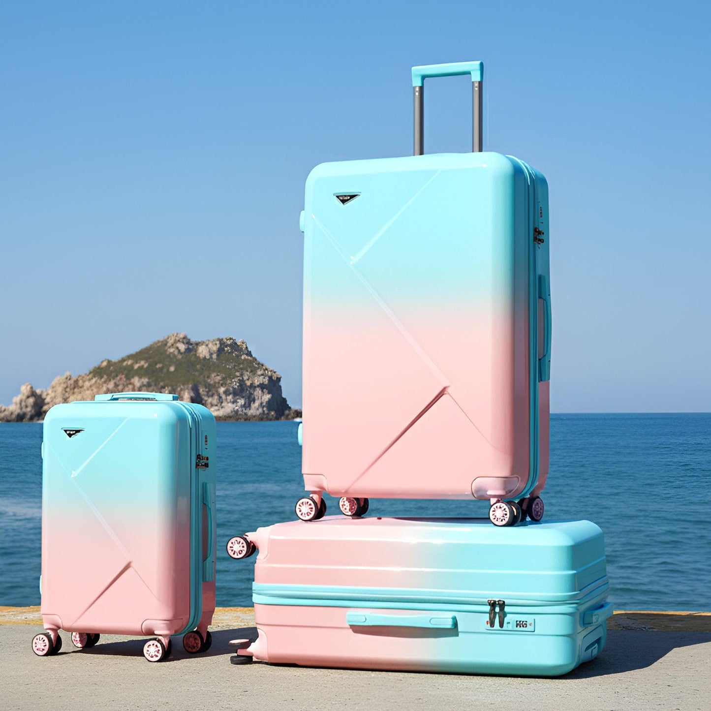 Velvair Luggage — Travel Made Stylish & Effortless  3-Piece Set: 20″ + 24″ + 28″