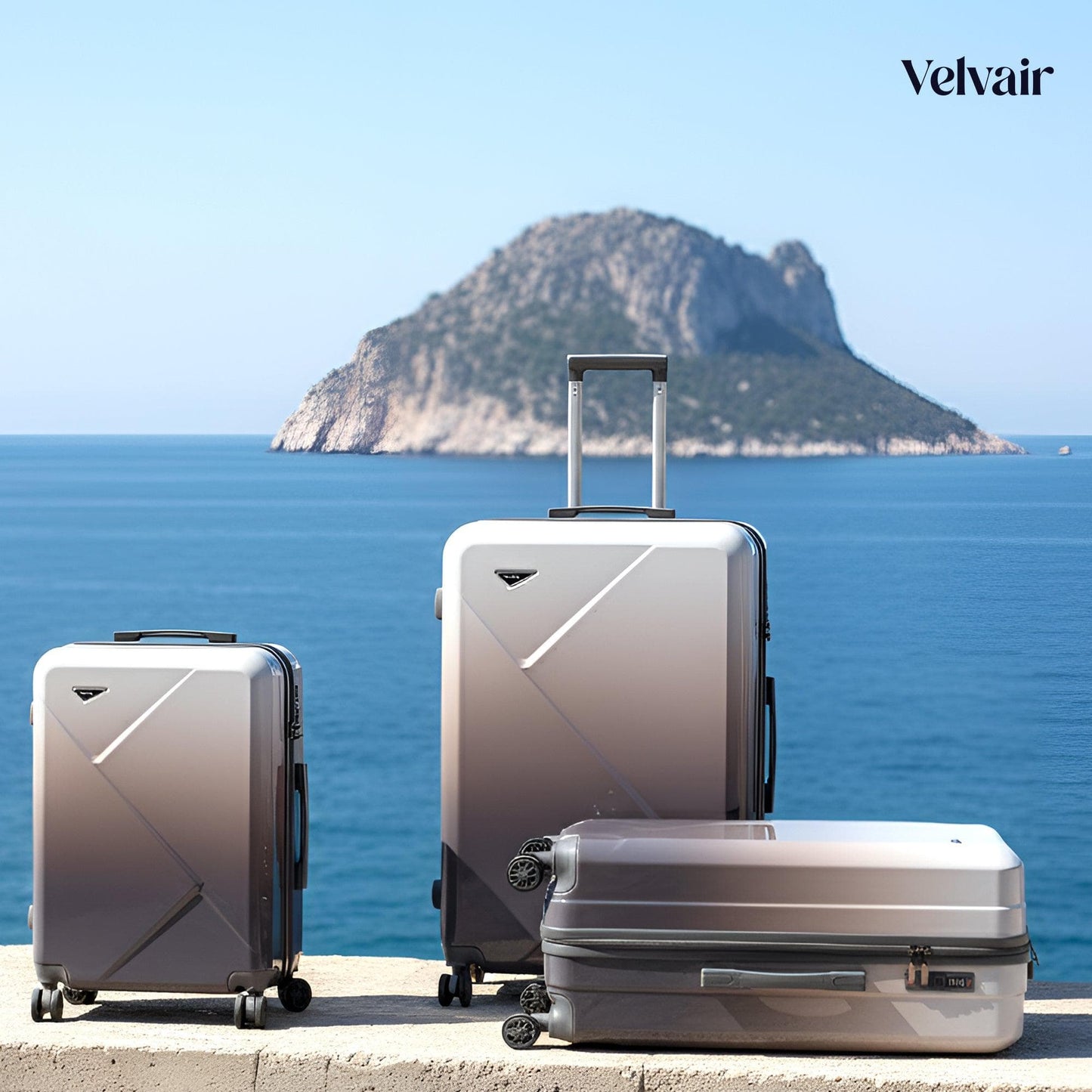 Velvair Luggage — Travel Made Stylish & Effortless  3-Piece Set: 20″ + 24″ + 28″