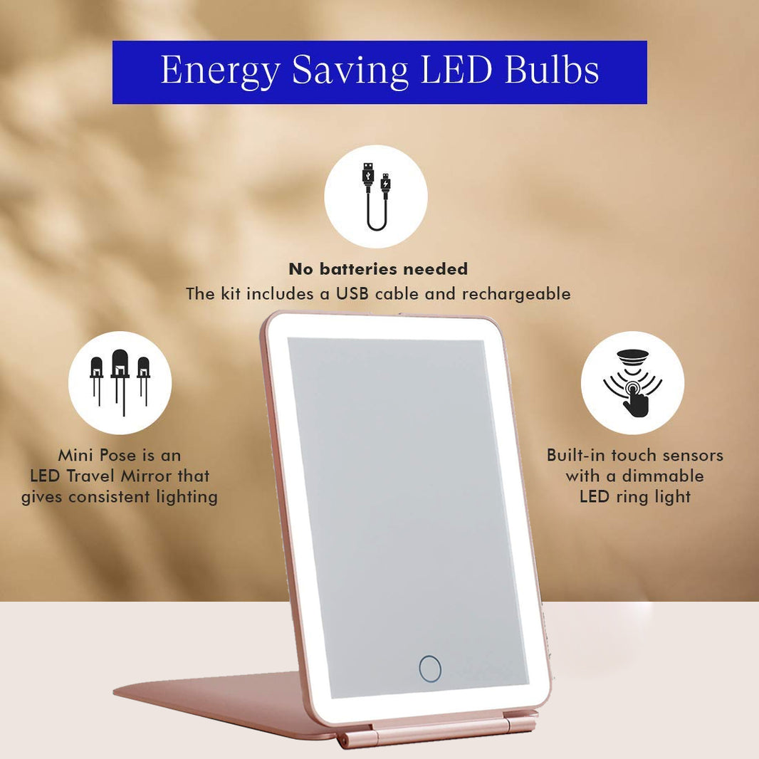 LED Rechargeable Travel Vanity Mirror - Prime Pick