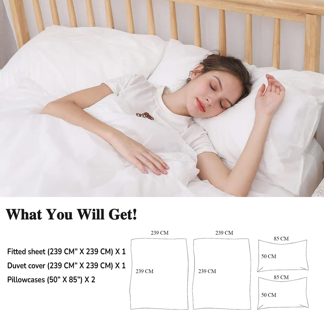 Disposable 4 Piece Bed Set