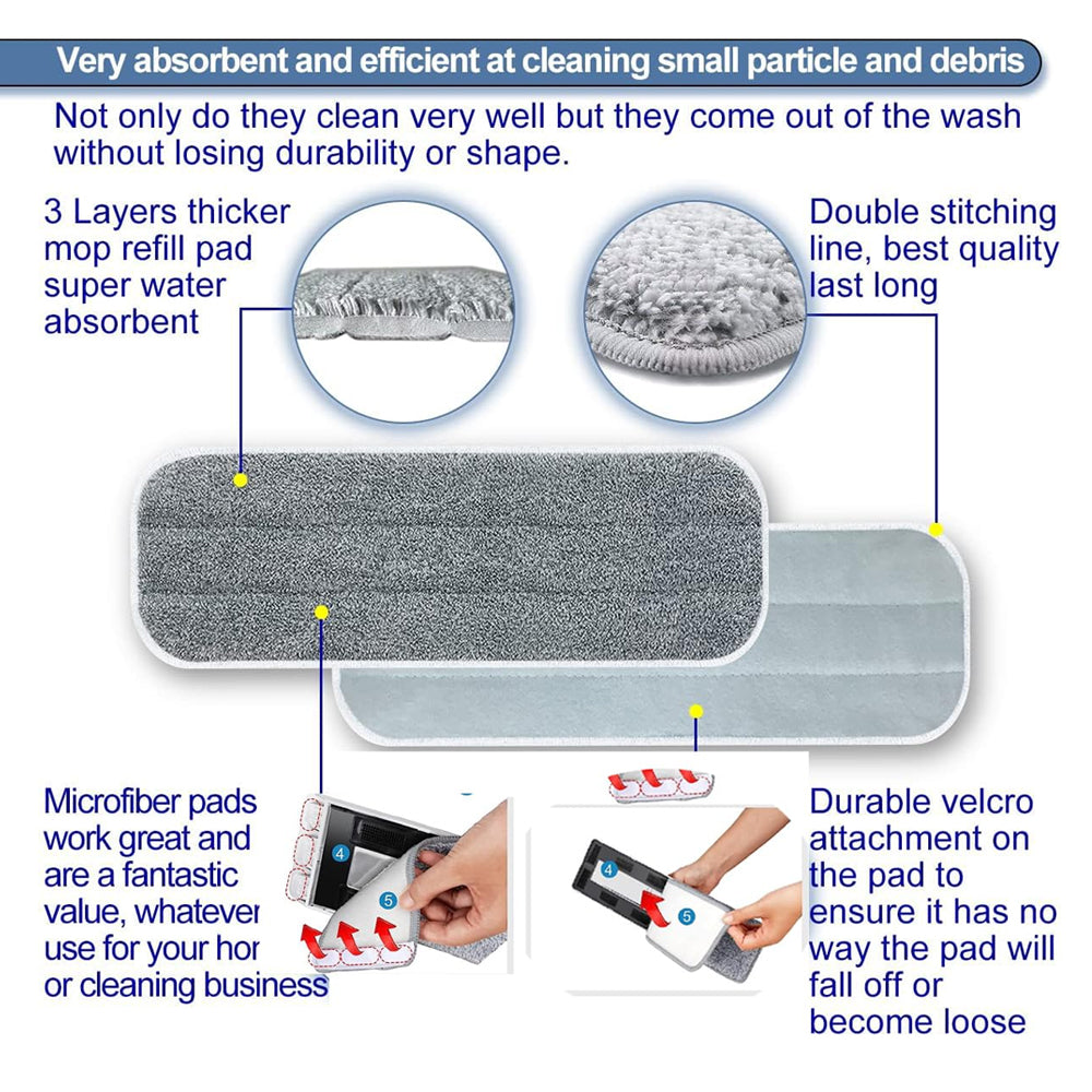 Prime Pick Microfiber Mop Pads