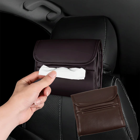 Prime Pick Leather Tissue Holder for Car