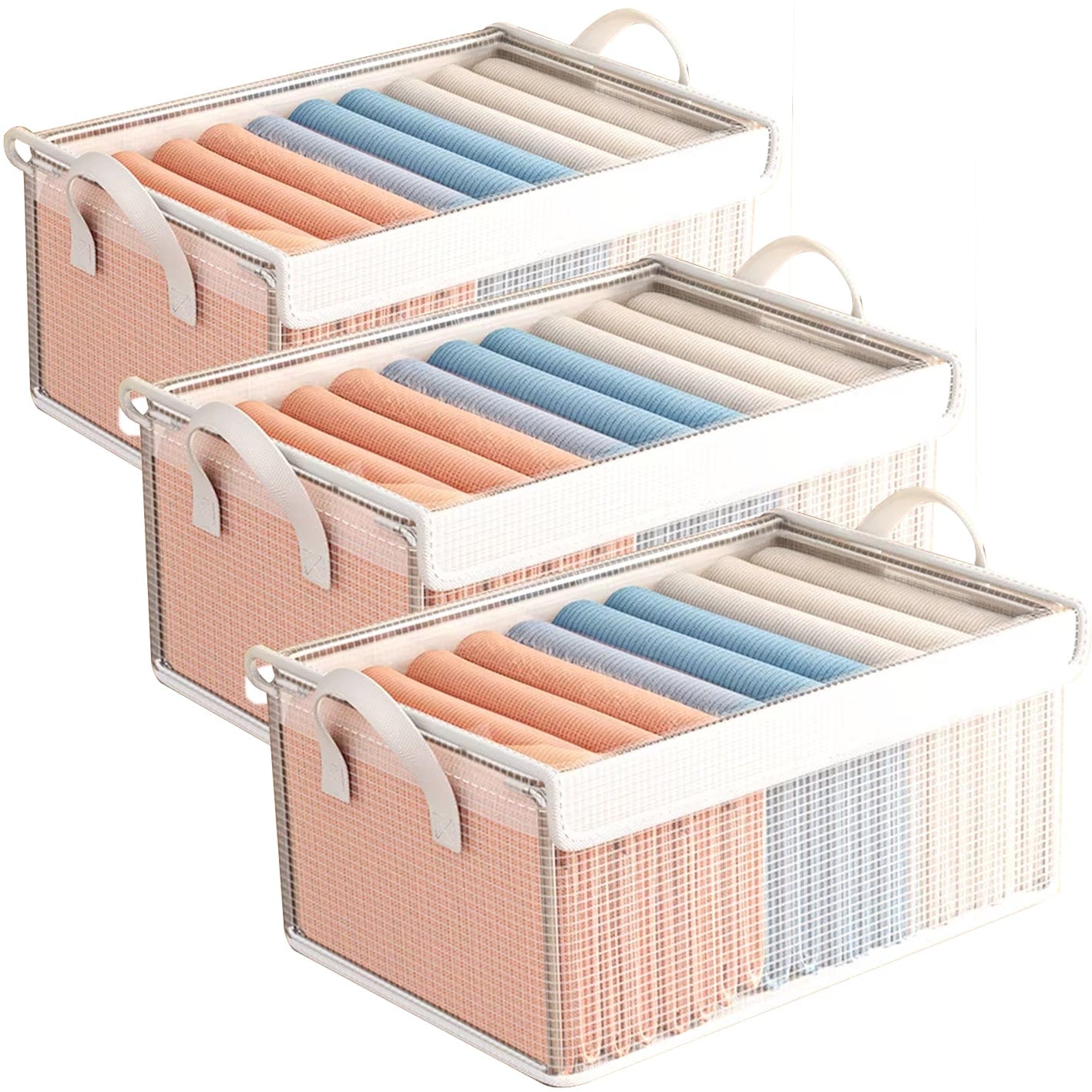 Prime Pick Storage Box Zip Cloth Organizer