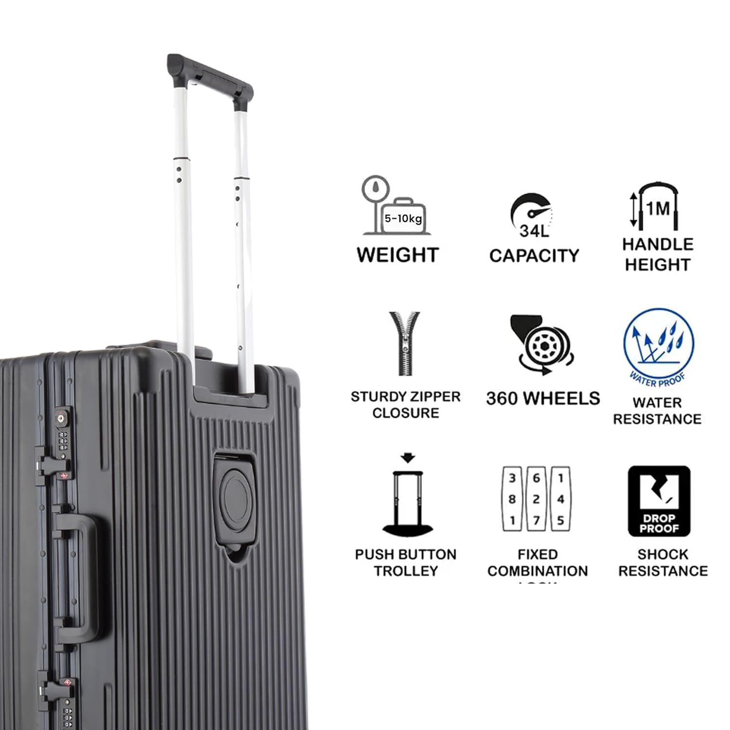 Prime Pick Laptop Travel Suitcase