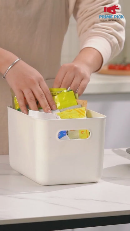 Prime Pick Multi-Grid Seasoning Box with Lid – Orange