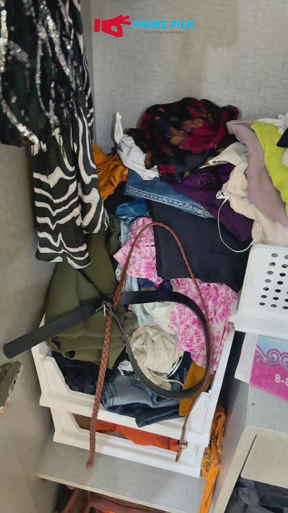 Prime Pick Storage Box Zip Cloth Organizer