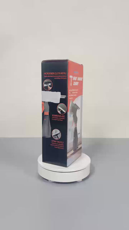 Prime Pick 3 in 1 Glass/Window Cleaner Tool with Spray Bottle