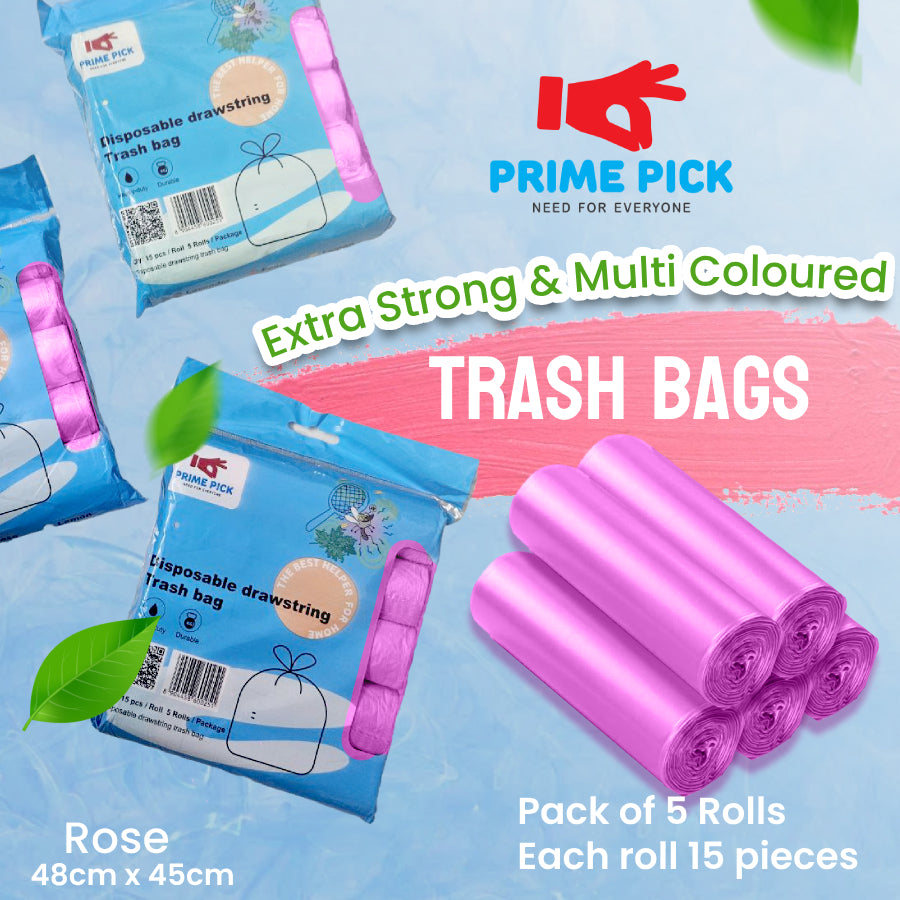 Disposable Drawstring Trash Bag